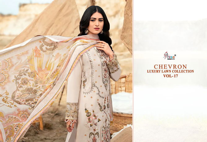 Chevron Luxury Lawn Collection Vol 17 Pakistani Suits Catalog
